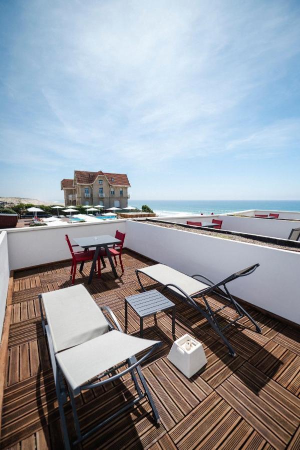 Le Grand Hotel de la Plage Biscarrosse-Plage Exterior foto